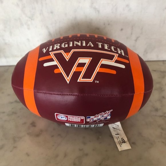 Game Time Other - VIRGINIA TECH VT Soft Plush Football Maroon & Orange